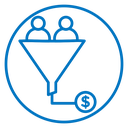 Sales conversion icon