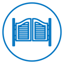 Saloon door icon