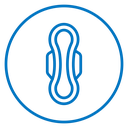 Sanitary Pad Color Outline icon