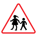 School Crossing Sign icon