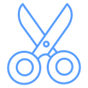 Scissor Color Outline icon