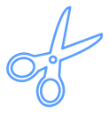 Scissors Color Outline icon
