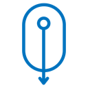 Scroll down computer mouse 2 icon