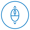 Scroll down up icon
