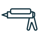 Sealants gun icon