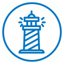 Searchlight tower icon