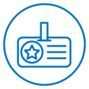 Security badge icon