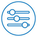 Settings sliders icon
