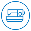Sewing machine Color Outline icon