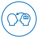 Share thoughts Color Outline icon
