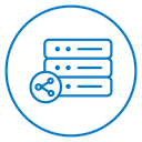Shared hosting icon