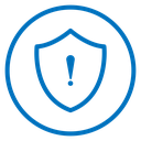 Shield exclamation 3 icon