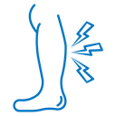 Shin pain icon