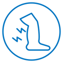 Shin pain icon