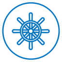Ship wheel 2 icon
