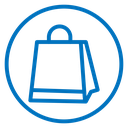 Shopping bag icon