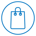Shopping bag icon