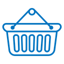 Shopping basket icon