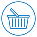 Shopping basket icon