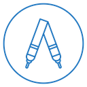 Shoulder strap icon
