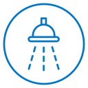 Shower down icon