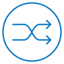 Shuffle arrow icon