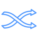 Shuffle Crossed Arrows icon