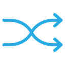 Shuffle Crossing Arrows icon