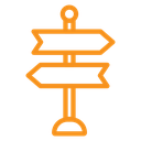 Signpost icon