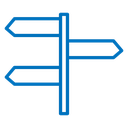 Signpost icon