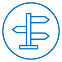 Signpost icon