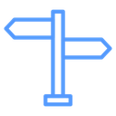 Signpost Two Arrows icon
