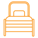 Single bed icon