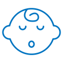Sleeping baby icon