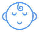 Sleeping Baby Face icon