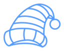 Sleeping hat icon