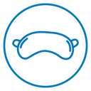 Sleeping mask icon