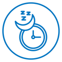 Sleeping time icon