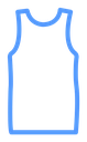 Sleeveless shirt icon