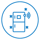 Smart fridge icon