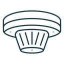 Smoke detector icon