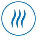 Smoke steam silhouette icon
