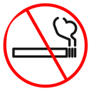 Smoking ban icon
