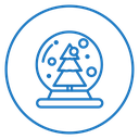 Snow globe icon