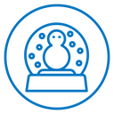 Snow globe icon