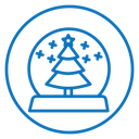 Snow globe icon