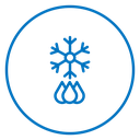 Snowflake droplets 2 icon