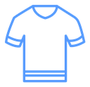Soccer jersey Color Outline icon