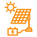 Solar energy icon