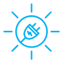 Solar energy icon